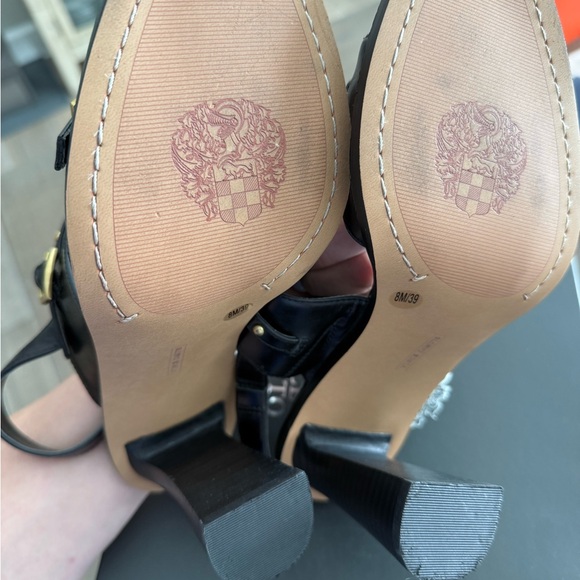 Vince Camuto Black Women's Heeled Sandals - Picture 10 of 12